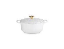 Le Creuset gietijzeren ronde braadpan 24 cm / 4.2 liter - Xmas - Artichaut [CLONE]