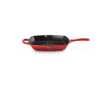 Le Creuset vierkante gietijzeren Grillit® - 26 cm - kersenrood