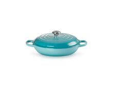 Le Creuset gietijzeren campagnard 30 cm / 3.5 liter - caribbean blue