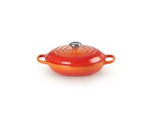 Le Creuset gietijzeren campagnard 30 cm / 3.5 liter - oranjerood