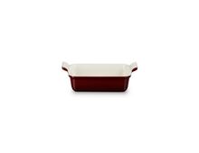 Le Creuset aardewerken rechthoekige ovenschaal - 19 cm / 1.1 liter - rhône