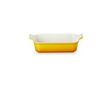 Le Creuset aardewerken rechthoekige ovenschaal - 26 cm / 2.3 liter - nectar