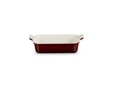 Le Creuset aardewerken rechthoekige ovenschaal - 26 cm / 2.3 liter - rhône