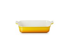 Le Creuset aardewerken rechthoekige ovenschaal - 32 cm / 3.8 liter - nectar