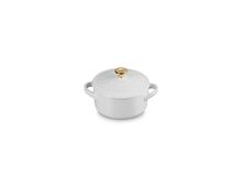 Le Creuset aardewerken mini-braadpan Holly - 10 cm / 0.25 liter - wit