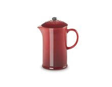 Le Creuset aardewerken cafetière - kersenrood