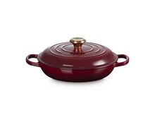 Le Creuset gietijzeren campagnard 26 cm / 2.2 liter - shell pink