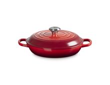 Le Creuset gietijzeren campagnard 30 cm / 3.5 liter - kersenrood [CLONE]
