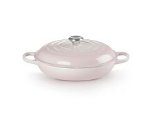 Le Creuset gietijzeren campagnard 26 cm / 2.2 liter - shell pink