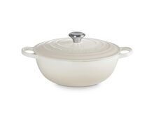 Le Creuset gietijzeren marmite - 24 cm / 3.1 liter - shell pink