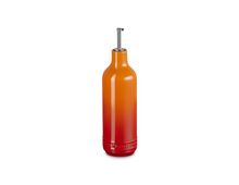Le Creuset aardewerken olijfolie fles - 0.6liter - kersenrood