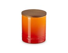 Le Creuset aardewerken voorraadpot 1.1 liter - kersenrood