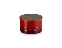 Le Creuset aardewerken voorraadpot 1.1 liter - kersenrood