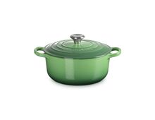 Cooking | Le Creuset gietijzeren ronde braadpan 20 cm / 2.4 liter - bamboo