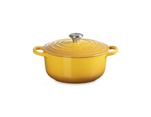Le Creuset gietijzeren ronde braadpan 20 cm / 2.4 liter - mat zwart [CLONE]