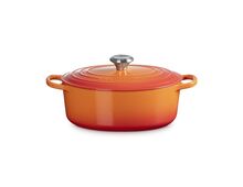 Le Creuset gietijzeren ovale braadpan 27 cm / 4.1 liter - oranjerood