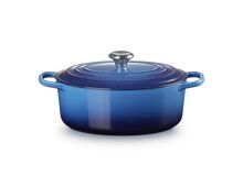Le Creuset gietijzeren ovale braadpan - 29 cm / 4.7 liter - azure