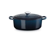 Le Creuset gietijzeren ovale braadpan - 27 cm / 4.1 liter - kersenrood