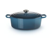 Le Creuset gietijzeren ovale braadpan - 27 cm / 4.1 liter - kersenrood