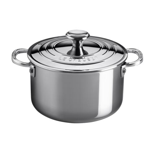 Kookpan in RVS Signature met Deksel Zilver 18 cm / 2.8L