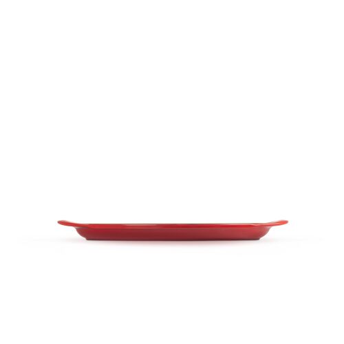 Le Creuset ovale gietzijzeren plancha - 31 cm - kersenrood