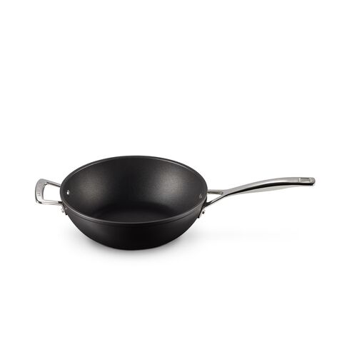 Le Creuset wokpan met anti-aanbaklaag en extra handvat 26 cm / 3.4 liter
