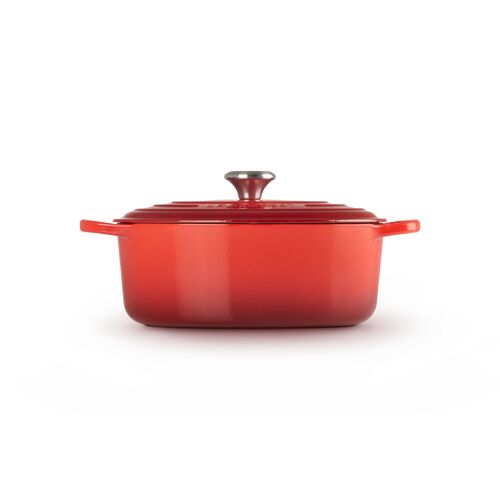 Le Creuset gietijzeren ovale braadpan 35 cm / 8.9 liter - kersenrood