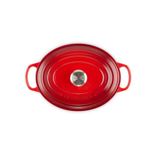 Le Creuset gietijzeren ovale braadpan 33 cm / 7.5 liter - kersenrood