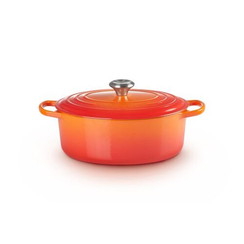 Le Creuset gietijzeren ovale braadpan 40 cm / 13.9 liter - oranjerood