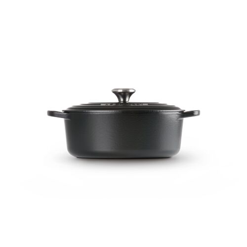 Le Creuset gietijzeren ovale braadpan 33 cm / 7.5 liter - mat zwart