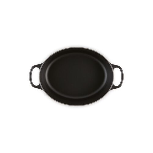 Le Creuset gietijzeren ovale braadpan 35 cm / 8.9 liter - mat zwart