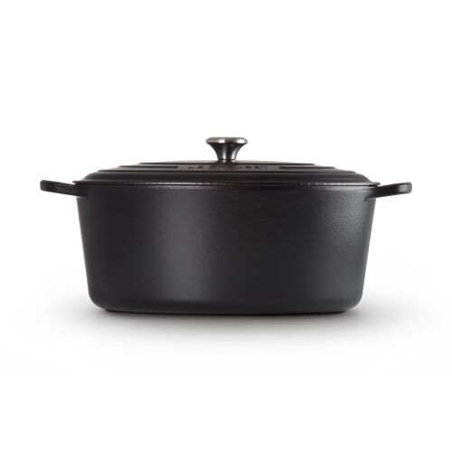 Le Creuset gietijzeren ovale braadpan 40 cm / 13.9 liter - mat zwart