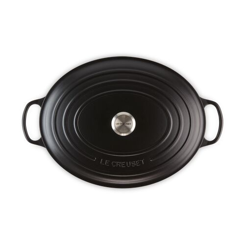 Le Creuset gietijzeren ovale braadpan 40 cm / 13.9 liter - mat zwart