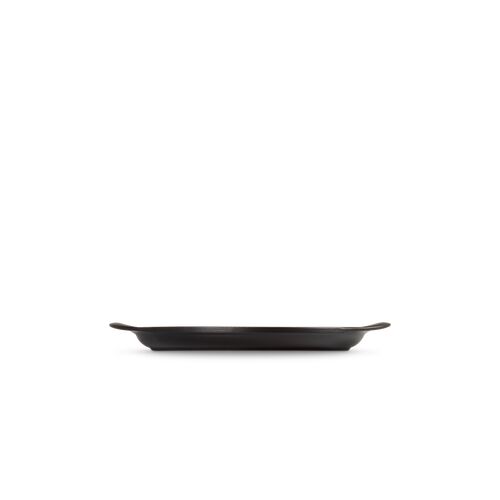 Le Creuset gietijzeren ronde grillplaat - 25 cm - mat zwart