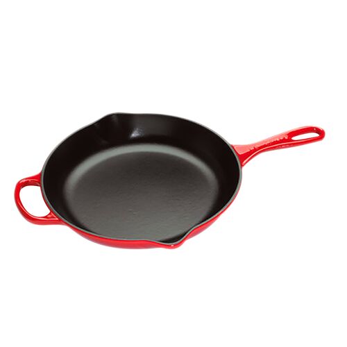 Le Creuset ronde gietijzeren skillet - 20 cm - oranjerood