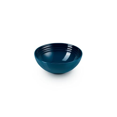 Le Creuset aardewerken ontbijtkom - 16 cm - deep teal