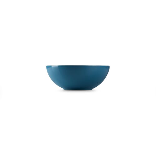 Le Creuset aardewerken ontbijtkom - 16 cm - deep teal