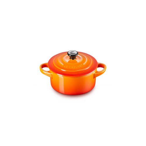 Le Creuset aardewerken mini-braadpan - 10 cm / 0.25 liter - oranjerood