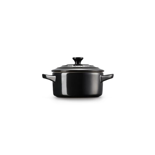 Le Creuset aardewerken mini-braadpan - 10 cm / 0.25 liter - ebbenzwart