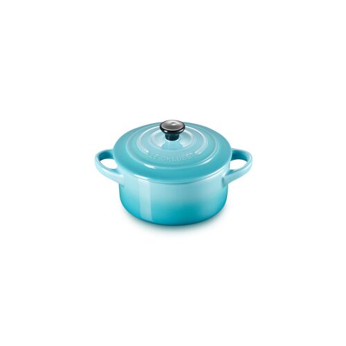 Le Creuset aardewerken mini-braadpan - 10 cm / 0.25 liter - caribbean blue
