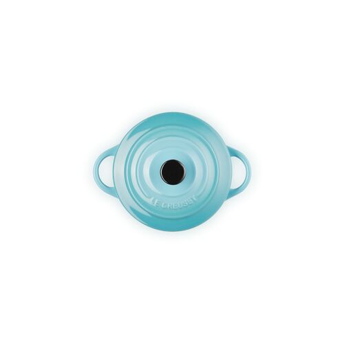 Le Creuset aardewerken mini-braadpan - 10 cm / 0.25 liter - caribbean blue