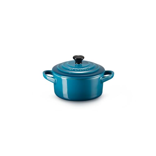 Le Creuset aardewerken mini-braadpan - 10 cm / 0.25 liter - deep teal