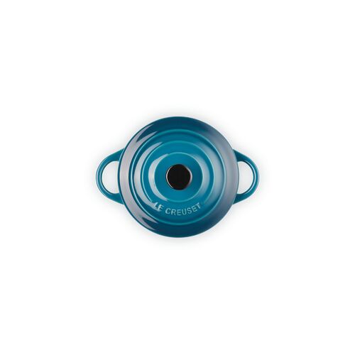 Le Creuset aardewerken mini-braadpan - 10 cm / 0.25 liter - deep teal