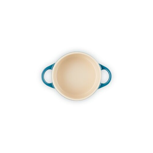 Le Creuset aardewerken mini-braadpan - 10 cm / 0.25 liter - deep teal