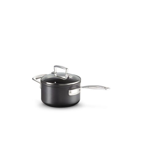 Le Creuset steelpan met glazen deksel en anti-aanbaklaag - 16 cm / 1.9 liter