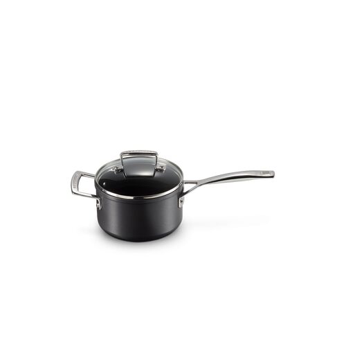 Le Creuset steelpan met glazen deksel en anti-aanbaklaag - 16 cm / 1.9 liter