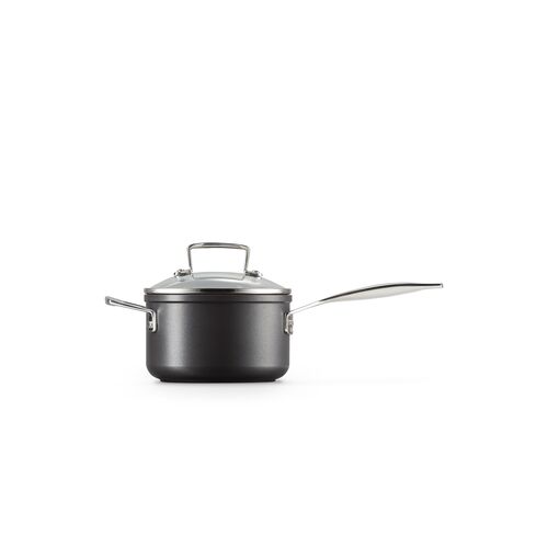 Le Creuset steelpan met glazen deksel en anti-aanbaklaag - 16 cm / 1.9 liter