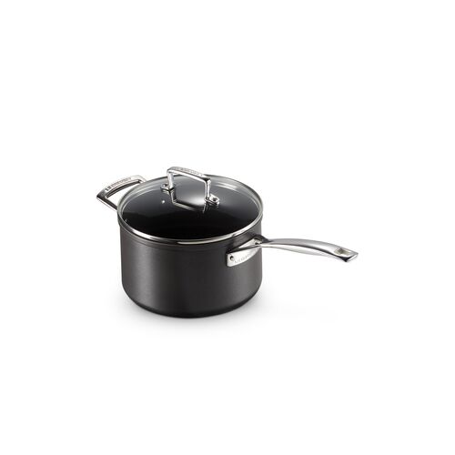 Le Creuset steelpan met glazen deksel en anti-aanbaklaag - 20 cm / 3.8 liter