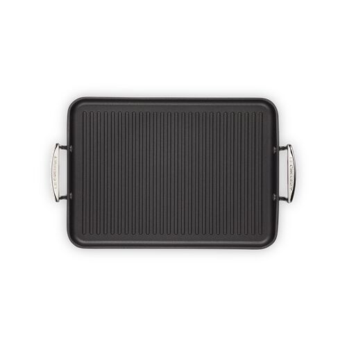 Le Creuset rechthoekige XL grillplaat met anti-aanbaklaag - 35 cm