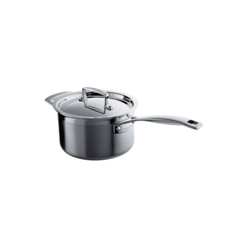 Steelpan in RVS met Deksel Zilver 16 cm / 1.9L